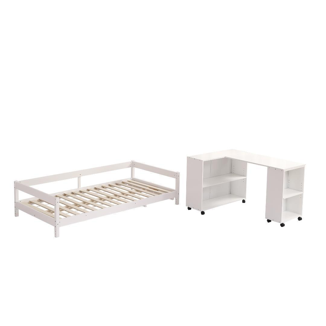 10cmマットレス付き】システムベッド ロフトベッド 木製 10cmマットレス付き】システムベッド ロフトベッド 木製