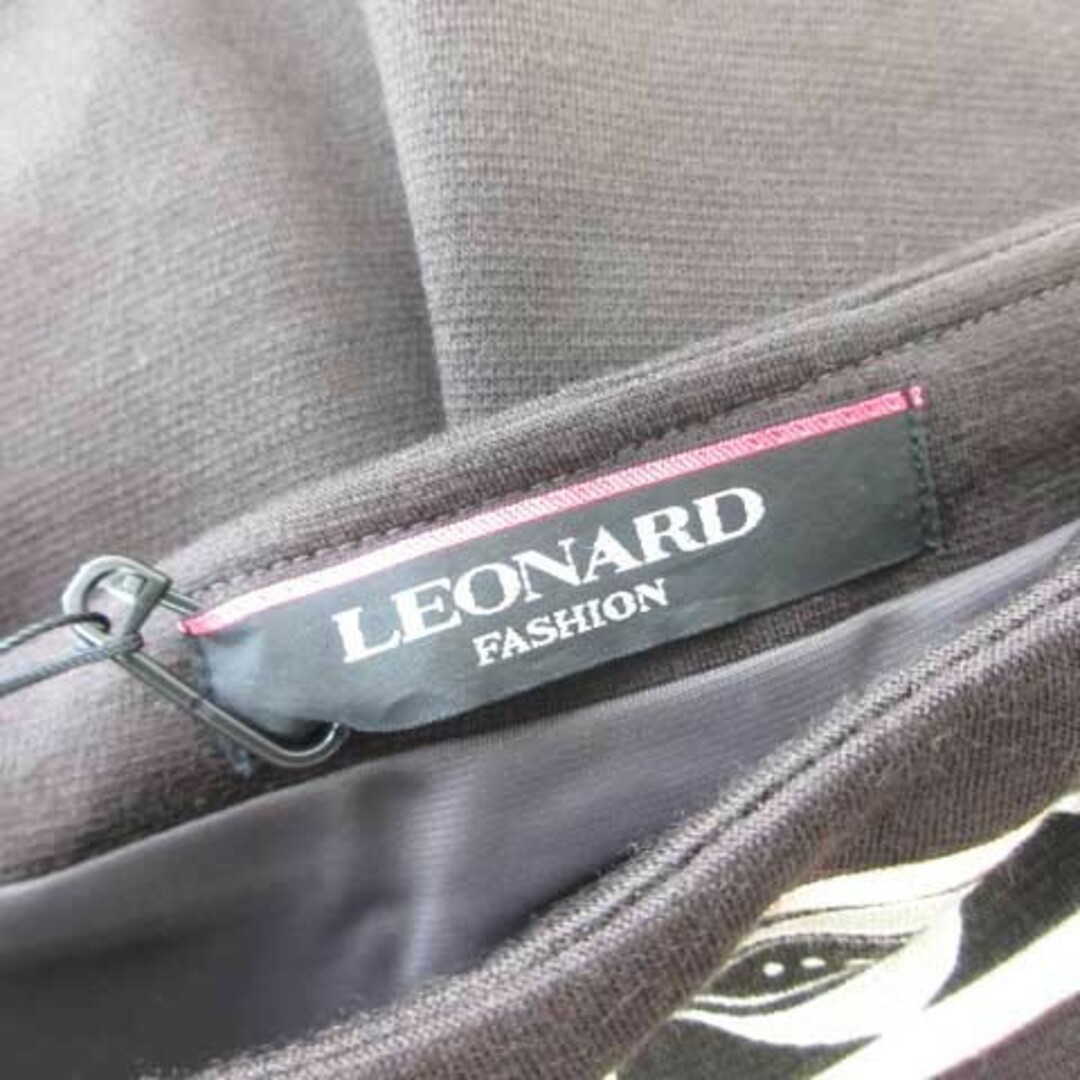 レオナール LEONARD ファッション タグ付き スカート 膝丈 茶 42 レオナール LEONARD ファッション タグ付き スカート 膝丈 茶 42