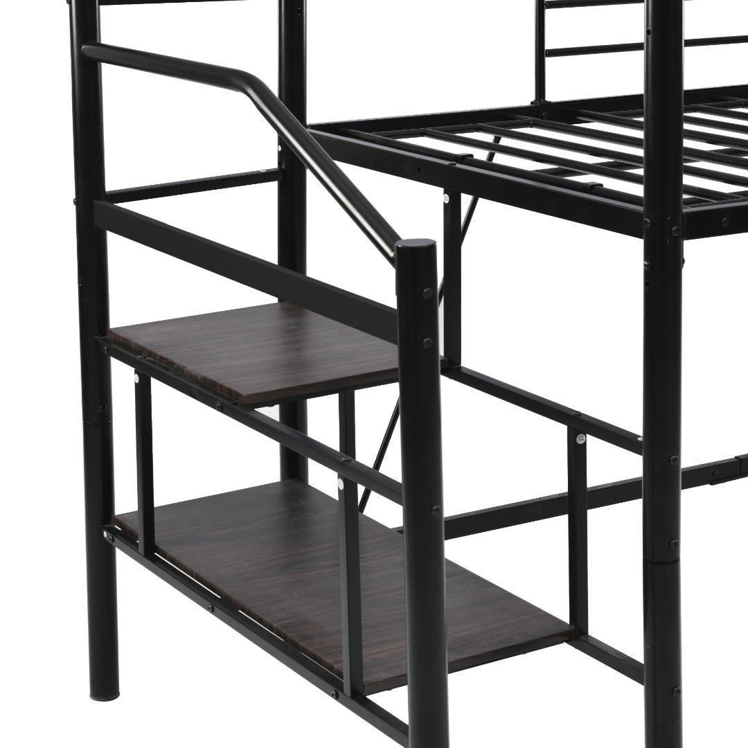 10cmマットレス付き】ロフトベッド パイプベッド シングル 耐 10cmマットレス付き】ロフトベッド パイプベッド シングル 耐