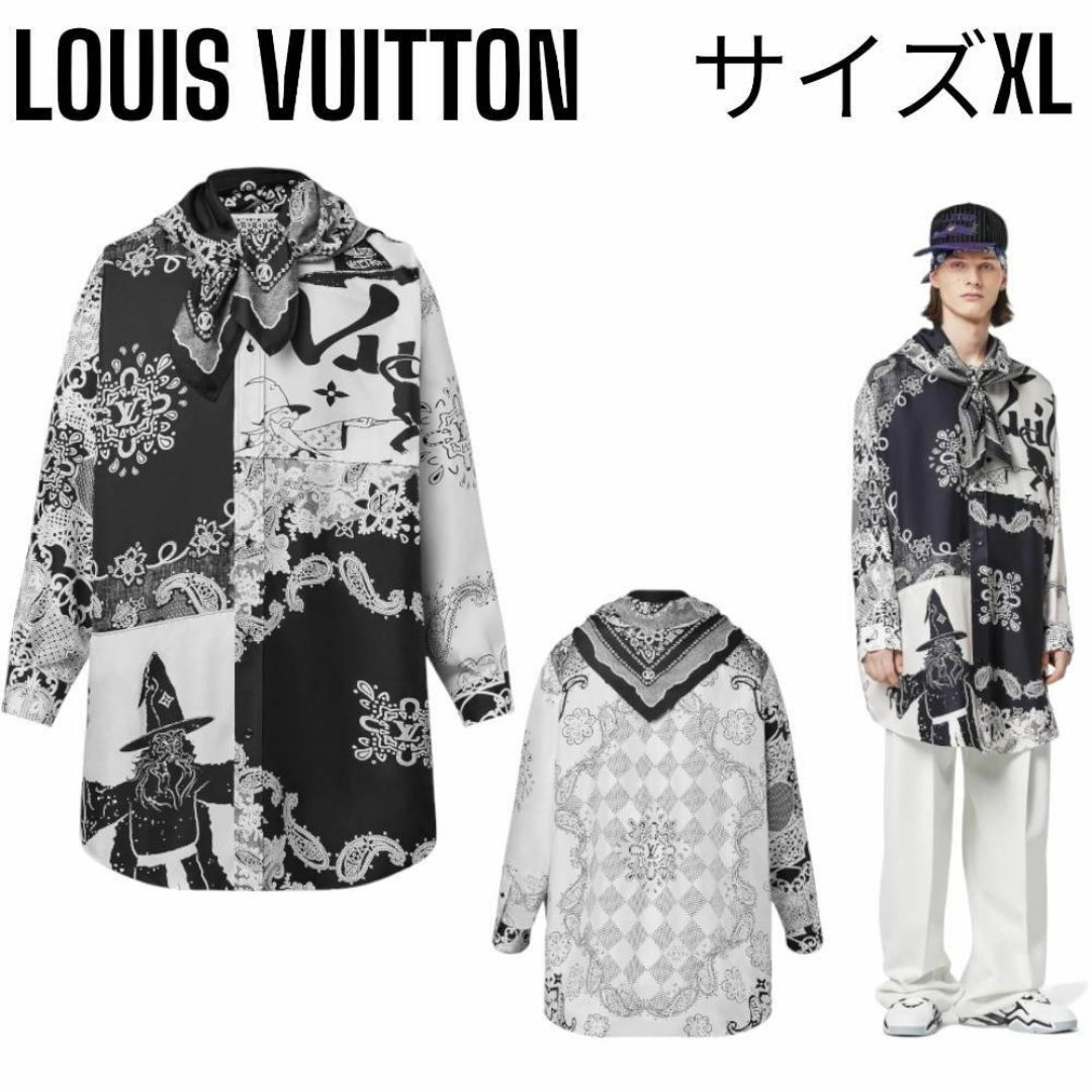 LOUIS VUITTON - 【美品】ルイヴィトン シルク ロング スカーフ LOUIS VUITTON - 【美品】ルイヴィトン シルク ロング スカーフ