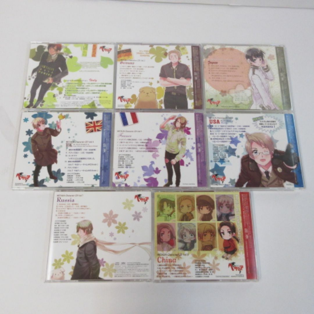 ヘタリア Axis Powers キャラクターCD 全8枚セットの通販 by ヘタリア Axis Powers キャラクターCD 全8枚セットの通販 by