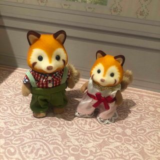 シルバニアファミリー　レッサーパンダ  お父さん　女の子(キャラクターグッズ)