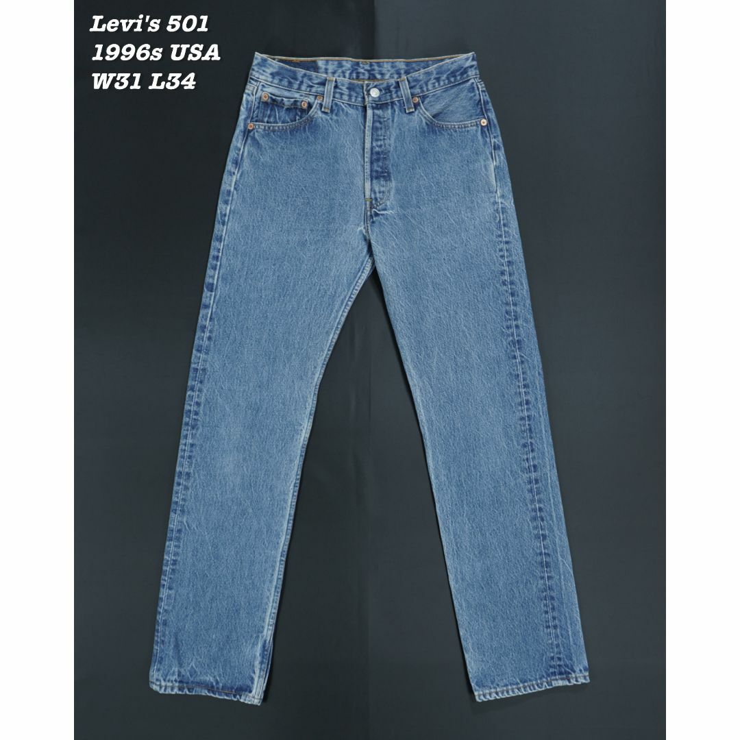 Levi's - Levi's 501 DENIM PANTS USA 1996s W31 L34