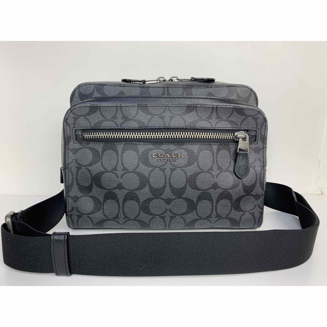 COACH - 良品! コーチ メンズ COACH シグネチャー ショルダー COACH - 良品! コーチ メンズ COACH シグネチャー ショルダー
