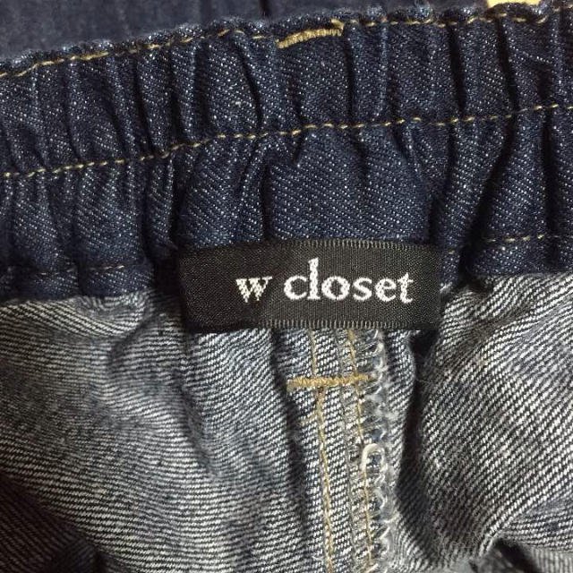 w closet(ダブルクローゼット)の☆mii様専用☆Wcloset ボーイフレンドデニムパンツ レディースのパンツ(デニム/ジーンズ)の商品写真