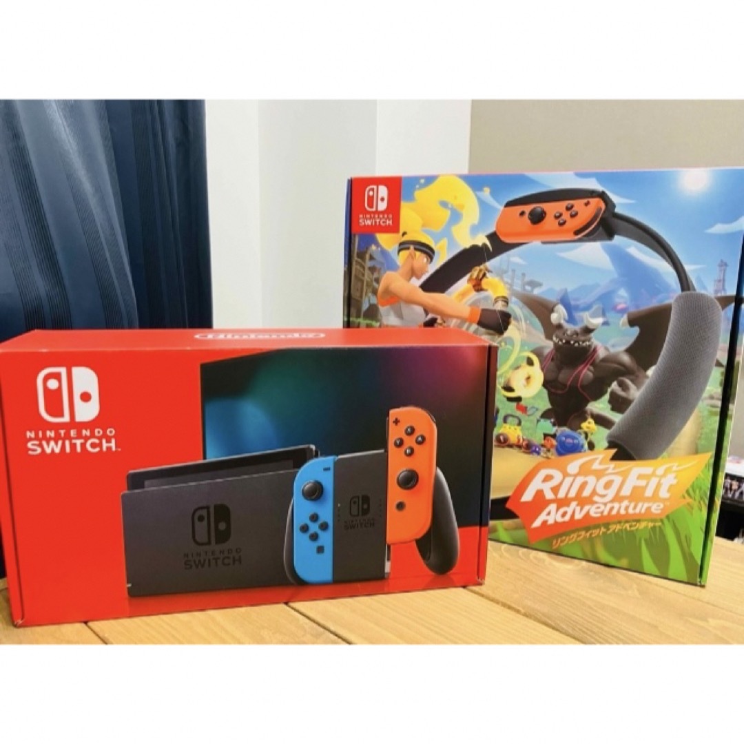 Nintendo Switch - Switch本体＋リングフィット アドベンチャー