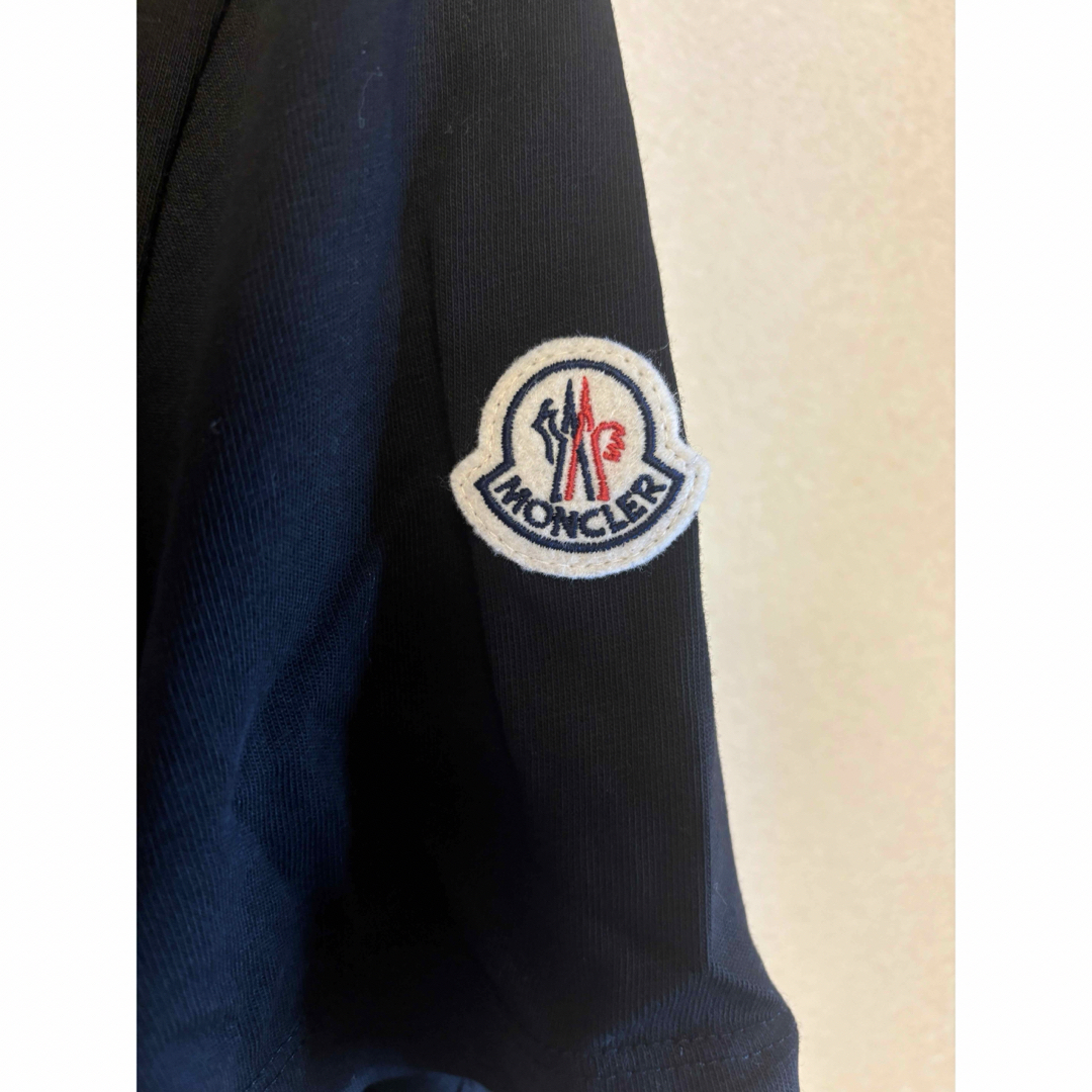 MONCLER - ⭐︎未使用⭐︎ モンクレール ネックロゴ Tシャツ Sの MONCLER - ⭐︎未使用⭐︎ モンクレール ネックロゴ Tシャツ Sの
