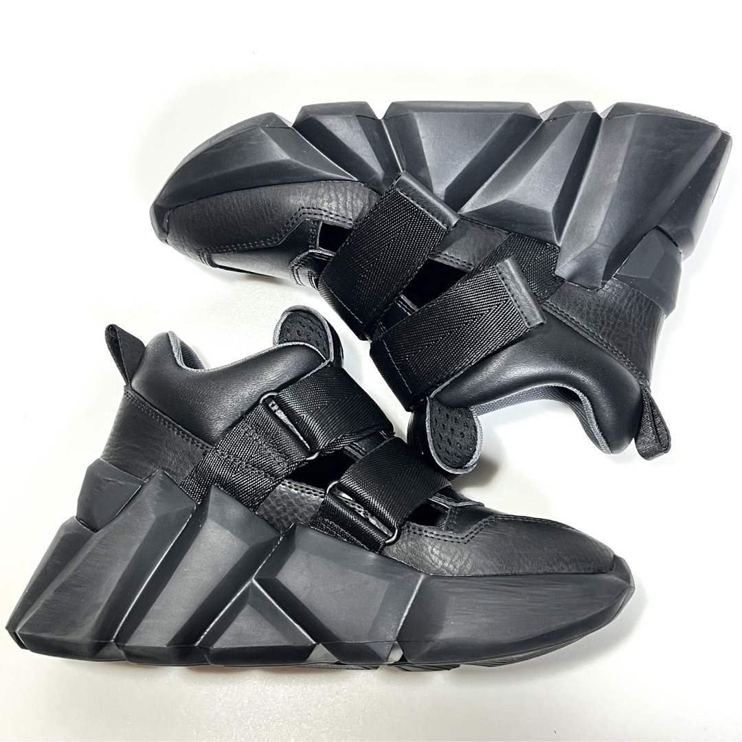 UNITED NUDE - UNITED NUDE Space Kick 厚底 スニーカー 黒 23cm UNITED NUDE - UNITED NUDE Space Kick 厚底 スニーカー 黒 23cm