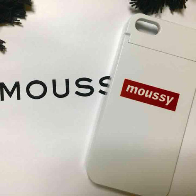 moussy(マウジー)のMOUSSY アイフォンケース5 se スマホ/家電/カメラのスマホアクセサリー(iPhoneケース)の商品写真