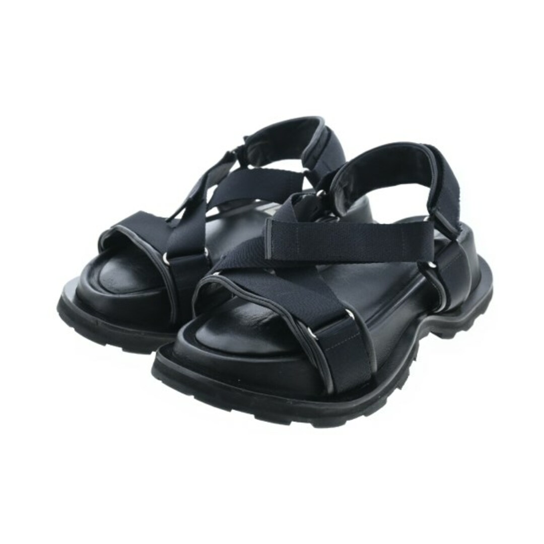 JIL SANDER ジルサンダー サンダル EU36(22.5cm位) 黒 【古着 JIL SANDER ジルサンダー サンダル EU36(22.5cm位) 黒 【古着
