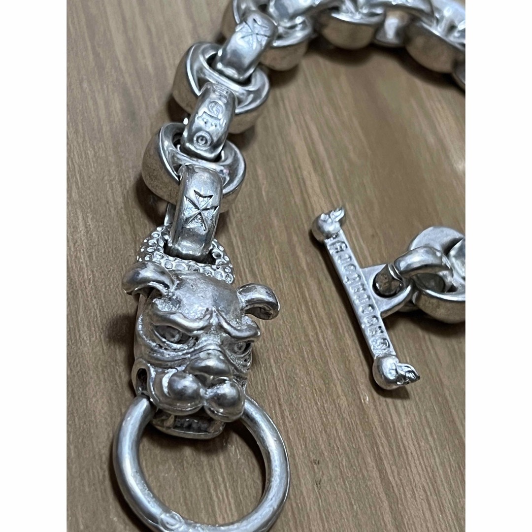 ヴィンテージ ブルドッグ チェーンブレスレット シルバー925 ヴィンテージ ブルドッグ チェーンブレスレット シルバー925
