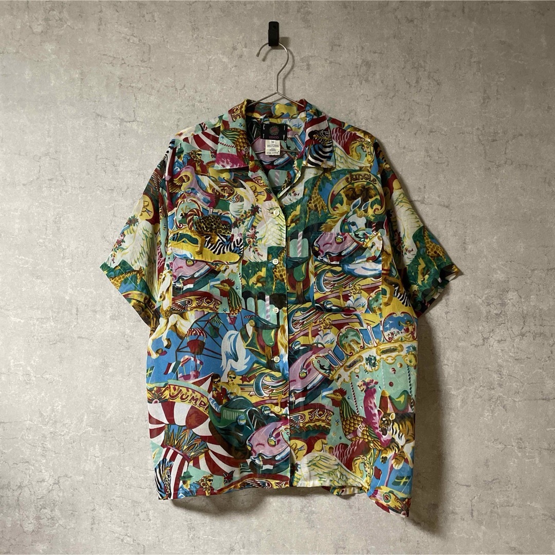 KENZO ケンゾー 90s ビンテージ デザインシャツ 柄シャツ KENZO ケンゾー 90s ビンテージ デザインシャツ 柄シャツ