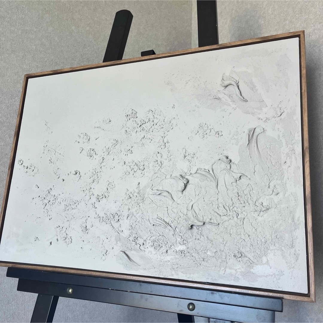 無機質 現代アート 70×50㎝ フレーム付き アート モダン 絵画 抽象画 無機質 現代アート 70×50㎝ フレーム付き アート モダン 絵画 抽象画
