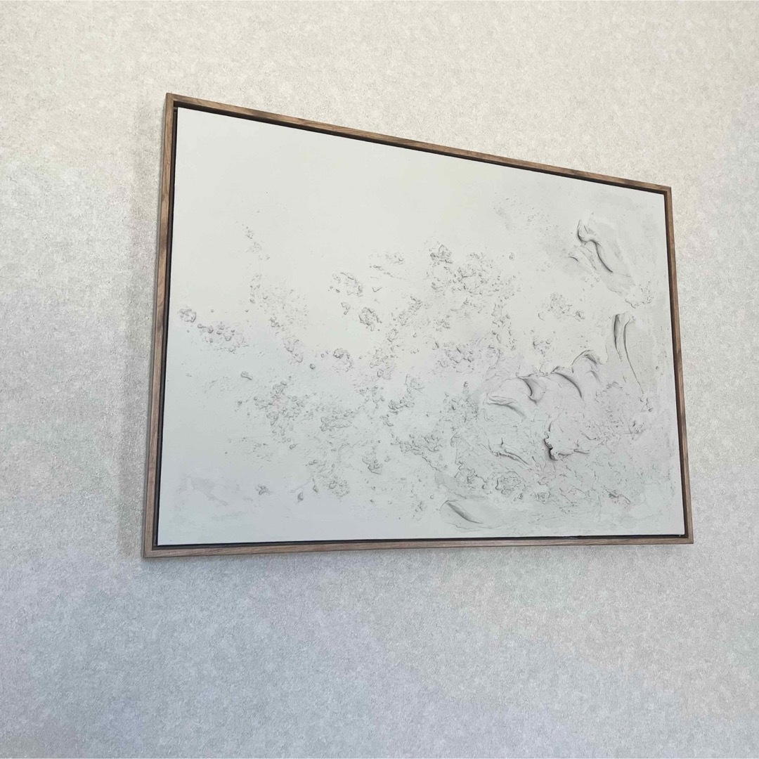 無機質 現代アート 70×50㎝ フレーム付き アート モダン 絵画 抽象画 無機質 現代アート 70×50㎝ フレーム付き アート モダン 絵画 抽象画