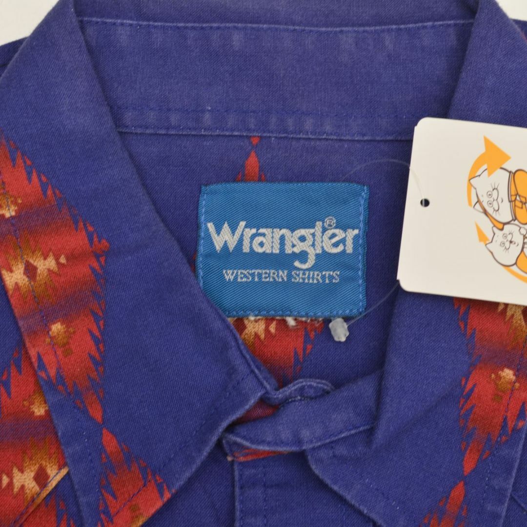 Wrangler - 【WRANGLER】ネイティブ柄ウエスタン長袖シャツの Wrangler - 【WRANGLER】ネイティブ柄ウエスタン長袖シャツの
