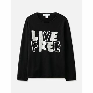 コムデギャルソンシャツ(COMME des GARCONS SHIRT)のCDG SHIRT "LIVE FREE" ニットセーター(ニット/セーター)