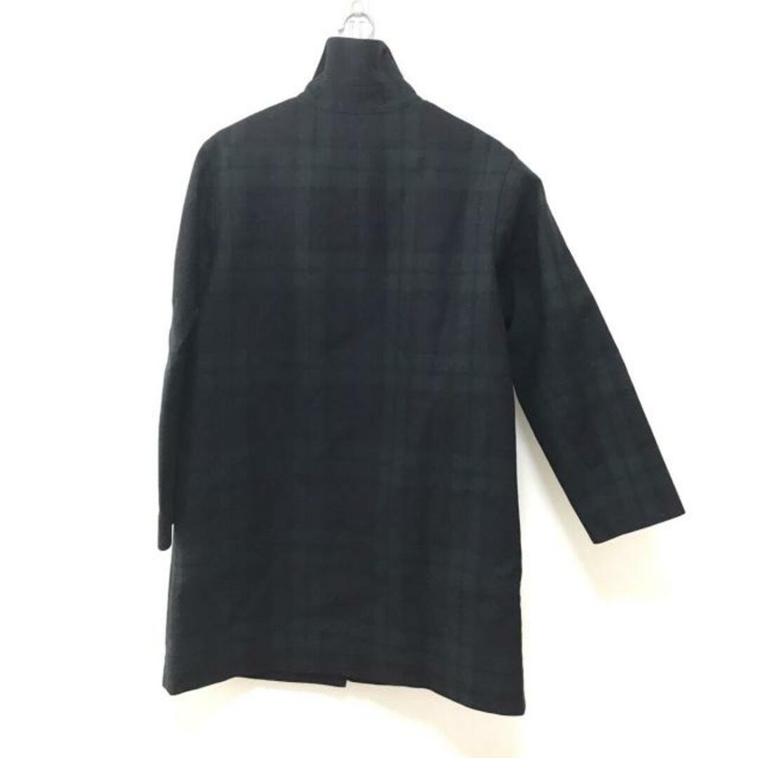 MACKINTOSH PHILOSOPHY - MACKINTOSH PHILOSOPHY(マッキントッシュフィロソフィー) コート サイズ36 M レディース - ダークグリーン×ダークネイビー 長袖/チェック柄/秋/冬の通販 by ブランディア|マッキントッシュフィロソフィーならラクマ