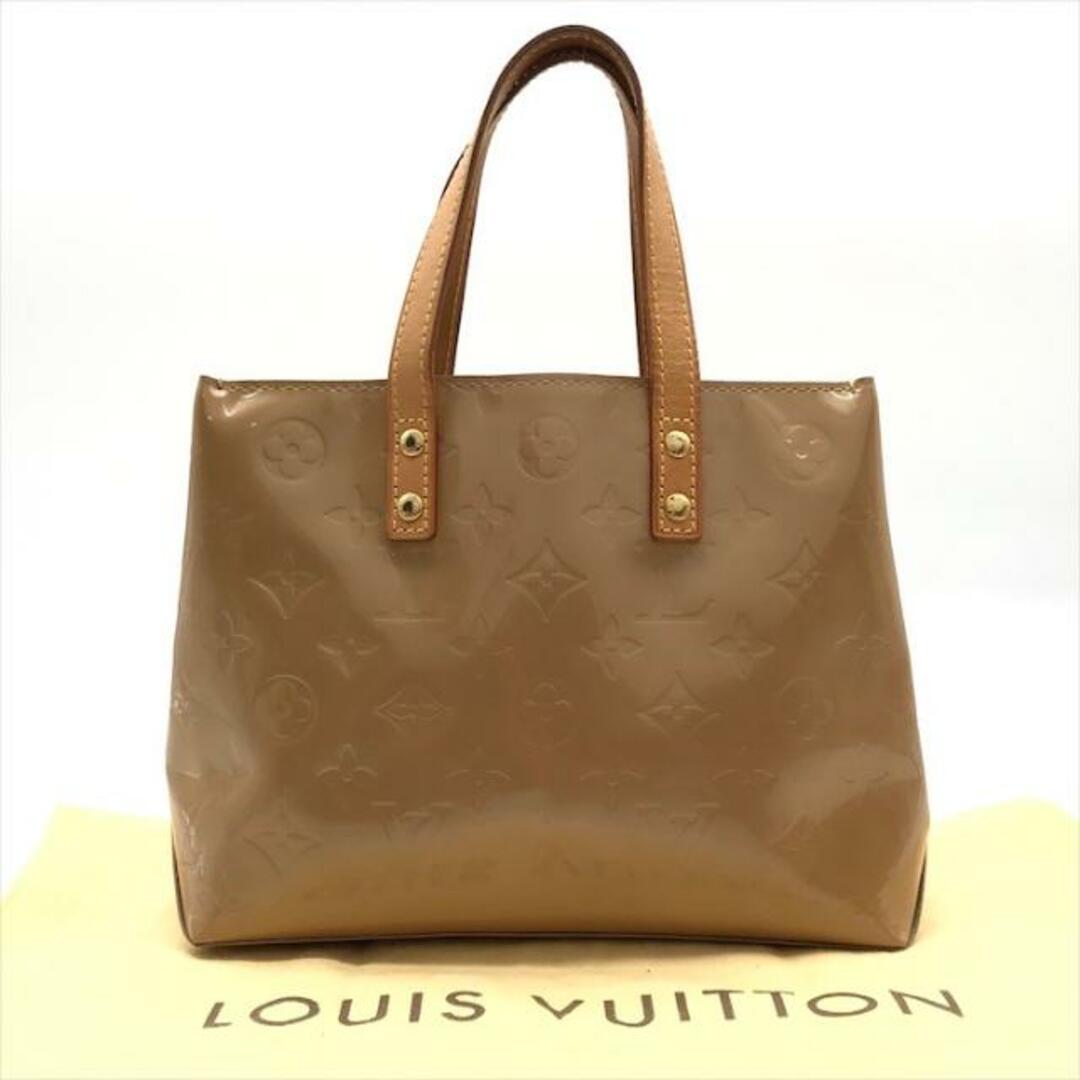 LOUIS VUITTON - 美品 LOUISVUITTON ルイヴィトン モノグラム ヴェルニ リードPM ハンド バッグ ミニ トート レザー ベージュ a4457