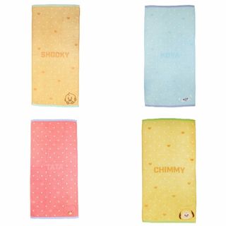ビーティーイシビル(BT21)の4枚セット BT21 キュートシリーズ バスタオル(タオル/バス用品)