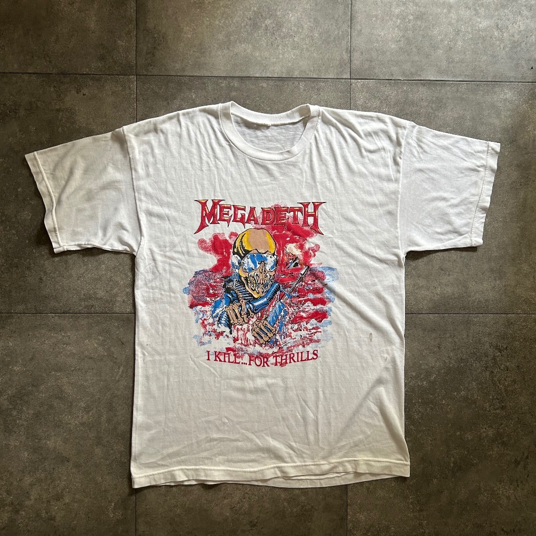 Megadeth Vintage メガデス 80’s Tシャツ Megadeth Vintage メガデス 80’s Tシャツ