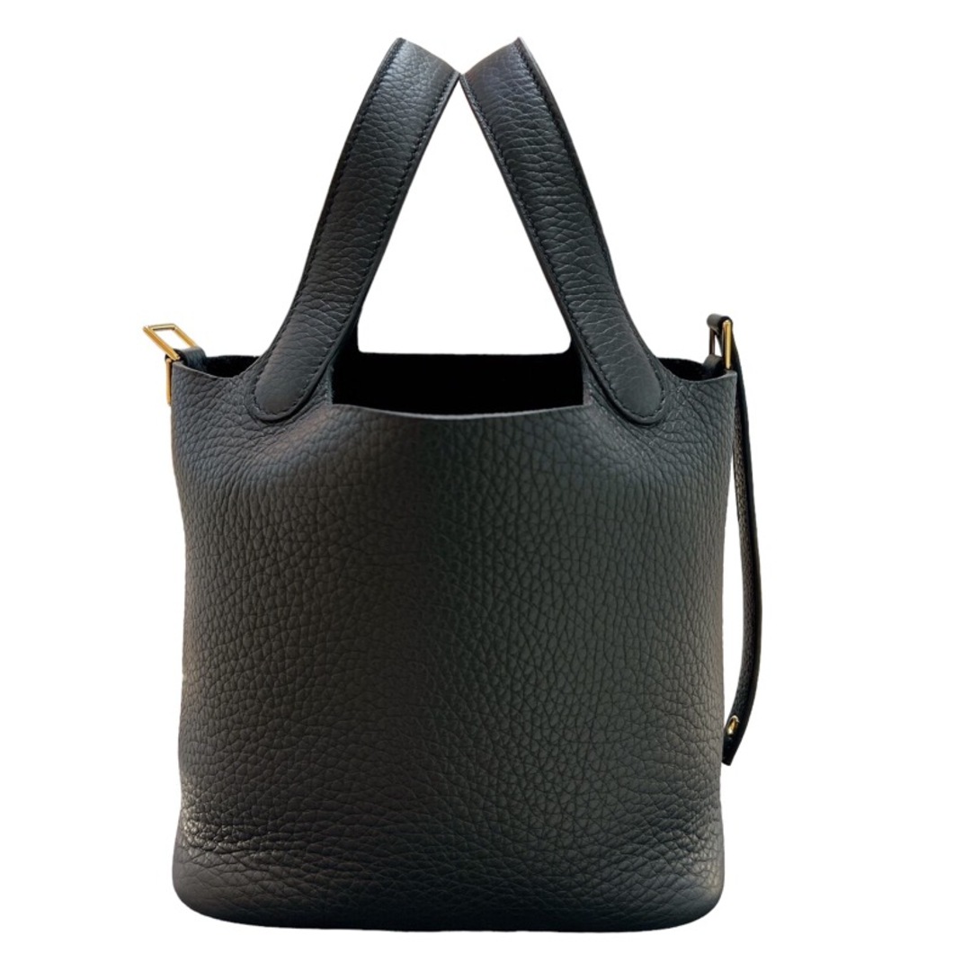 HERMES - 　エルメス HERMES ピコタンロックPM W刻印 ゴールド金具 トリヨン・ブルードブリュス レディース ハンドバッグ