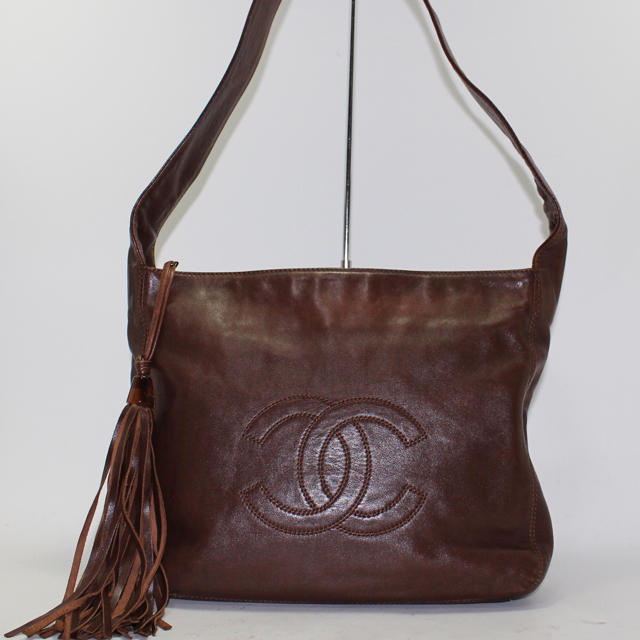 正規品 美品✨CHANEL ココマーク フリンジ ショルダーバッグ