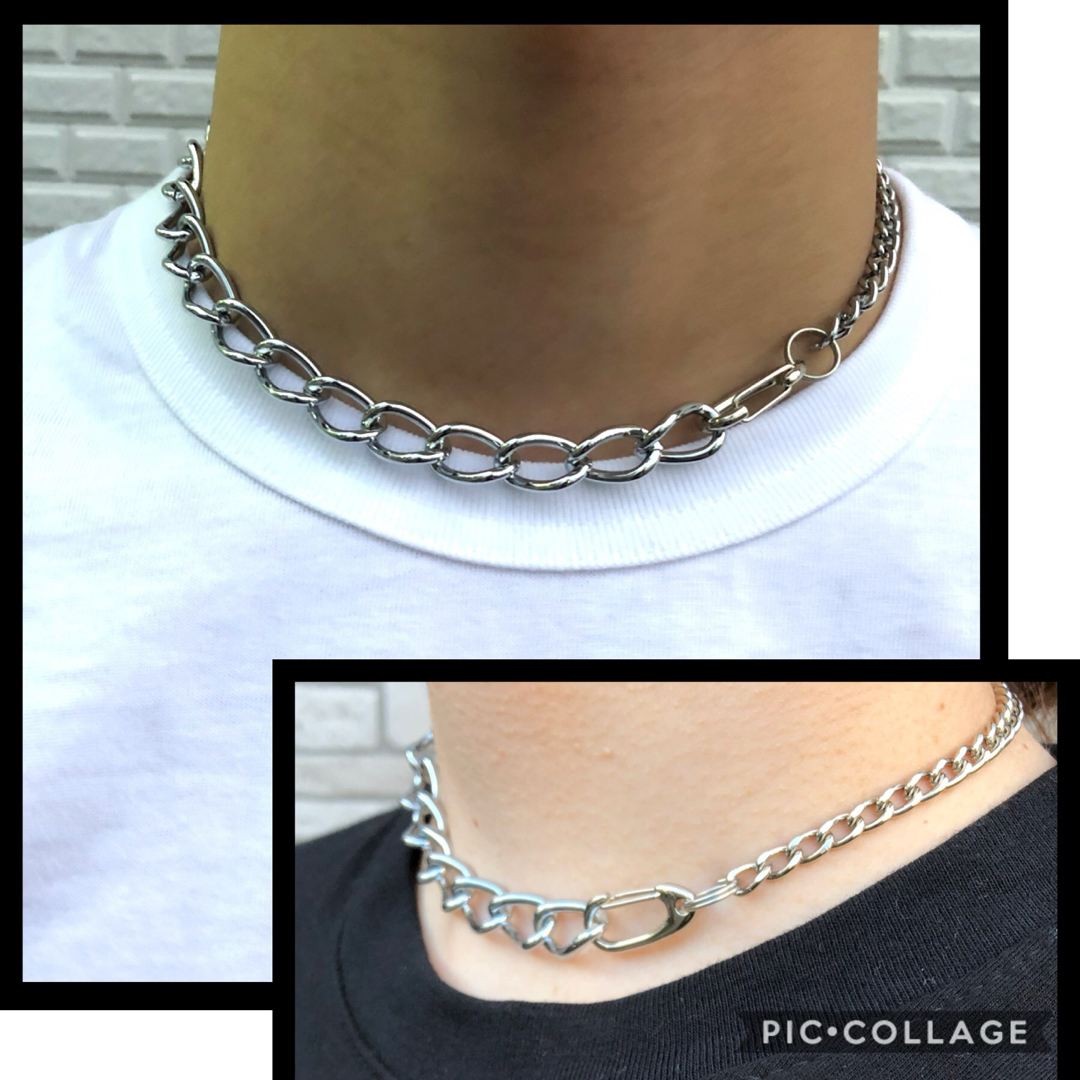 チョーカー チェーンネックレス メンズ レディースの通販 by WAG チョーカー チェーンネックレス メンズ レディースの通販 by WAG