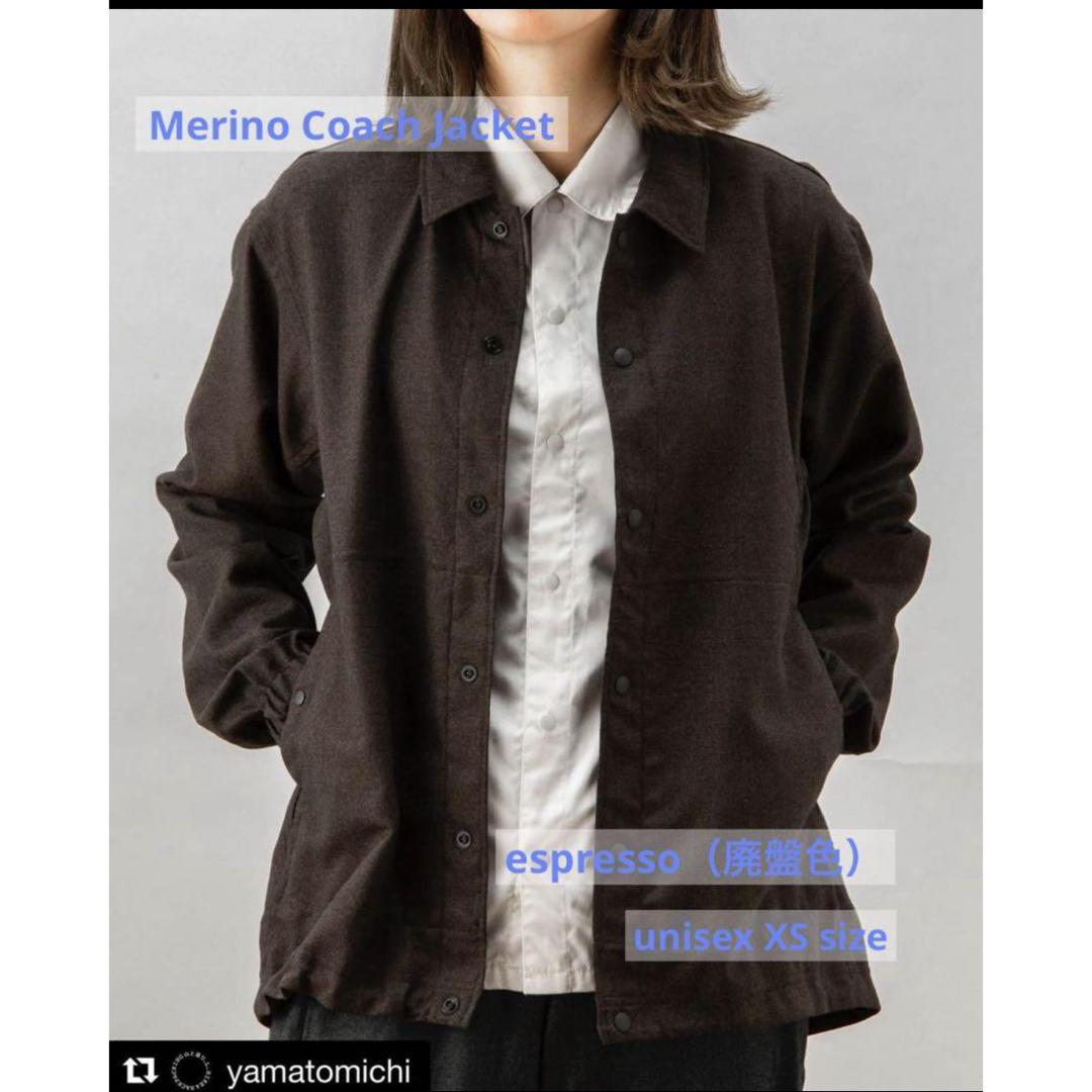 美品】山と道 Merino Coach Jacket ブラウン系 美品】山と道 Merino Coach Jacket ブラウン系