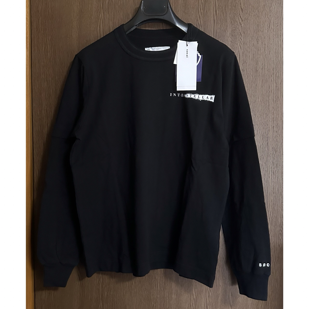 黒1新品 sacai INTERSTELLAR 長袖 Tシャツ ロング ブラック 黒1新品 sacai INTERSTELLAR 長袖 Tシャツ ロング ブラック