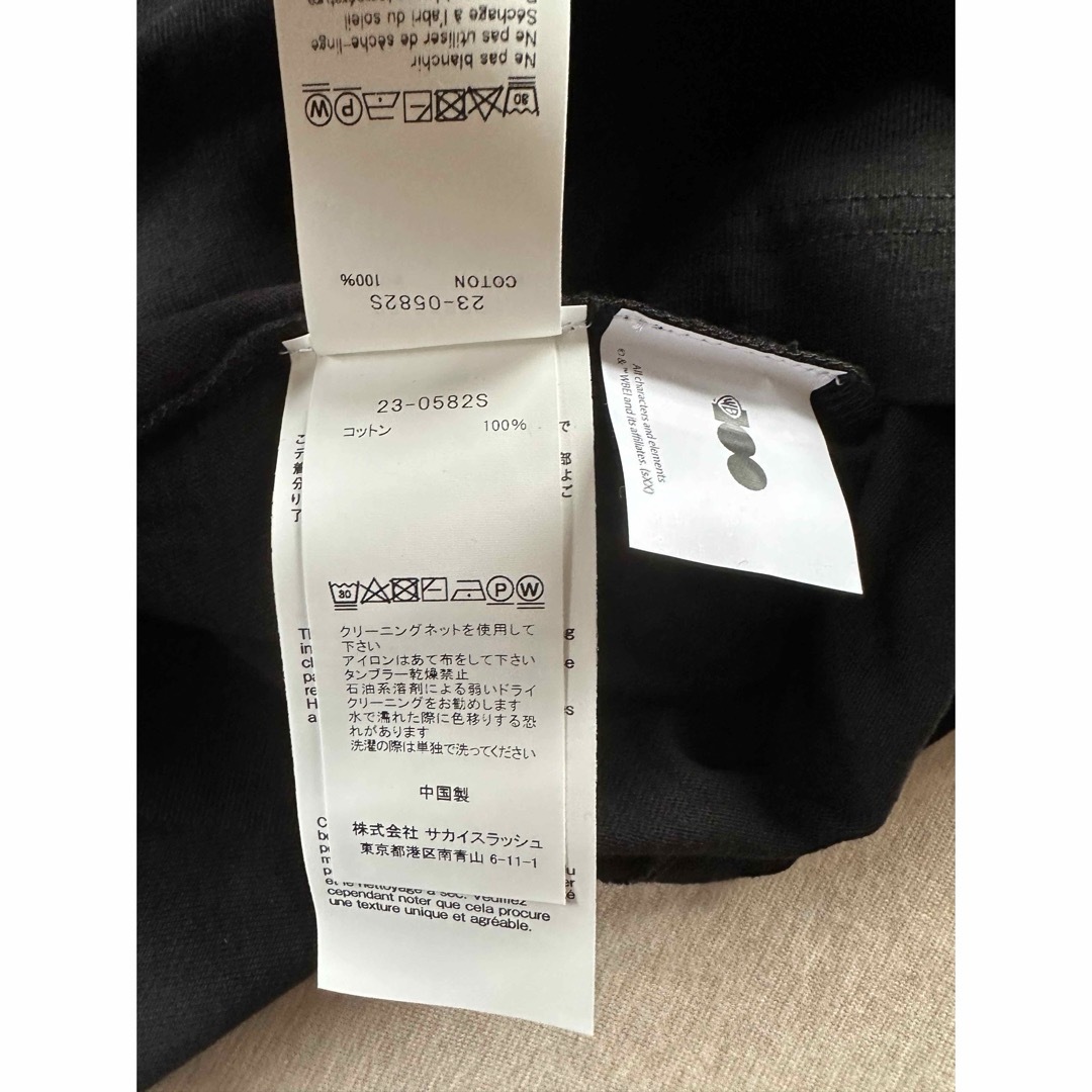 黒1新品 sacai INTERSTELLAR 長袖 Tシャツ ロング ブラック 黒1新品 sacai INTERSTELLAR 長袖 Tシャツ ロング ブラック