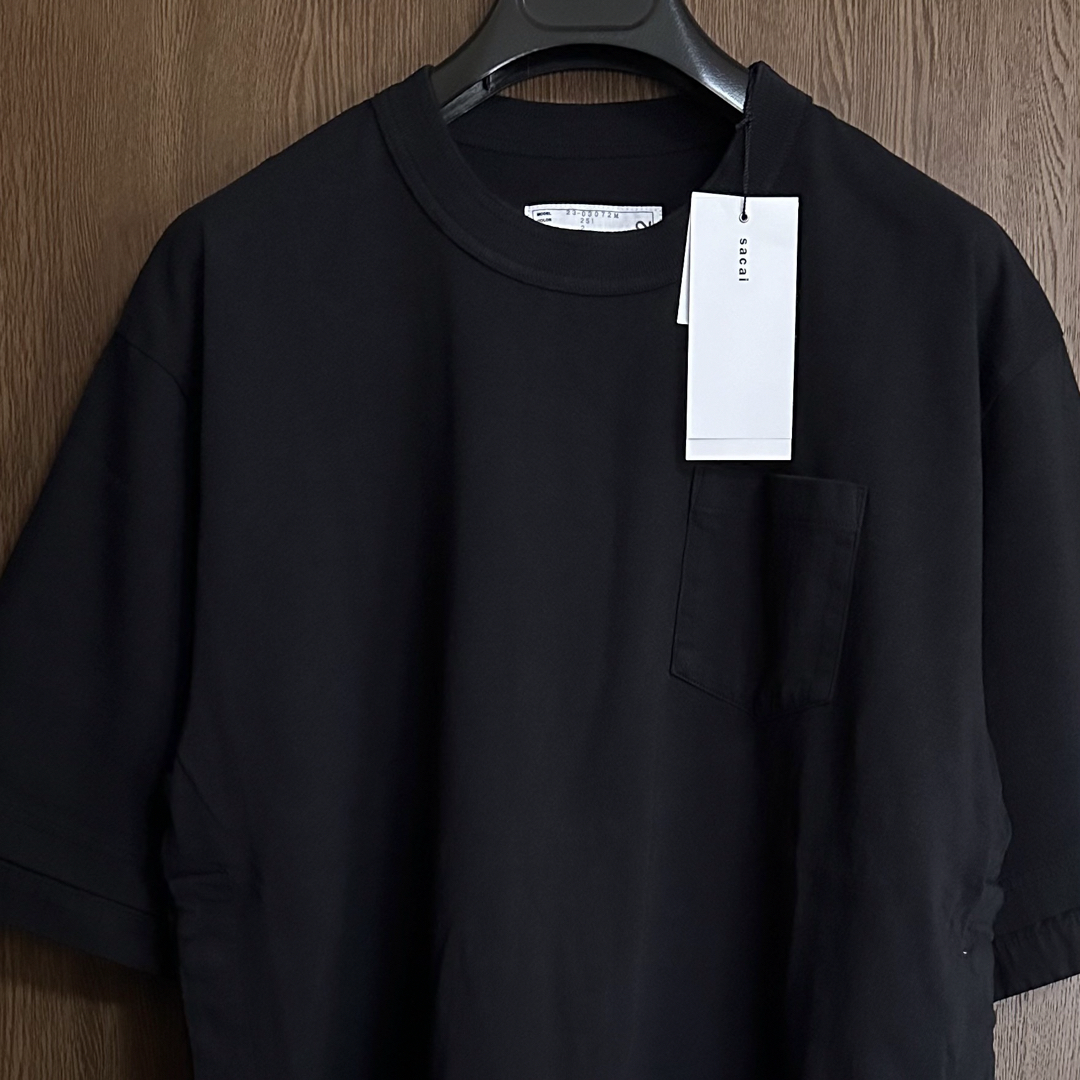 黒2新品 sacai サカイ メンズ レイヤード Tシャツ 半袖 ブラック 黒2新品 sacai サカイ メンズ レイヤード Tシャツ 半袖 ブラック