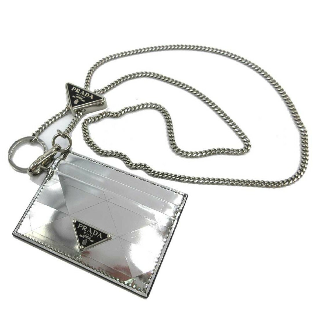 PRADA - プラダ カードケース キーリング付き 2TL440 2D0F F0118 PRADA - プラダ カードケース キーリング付き 2TL440 2D0F F0118