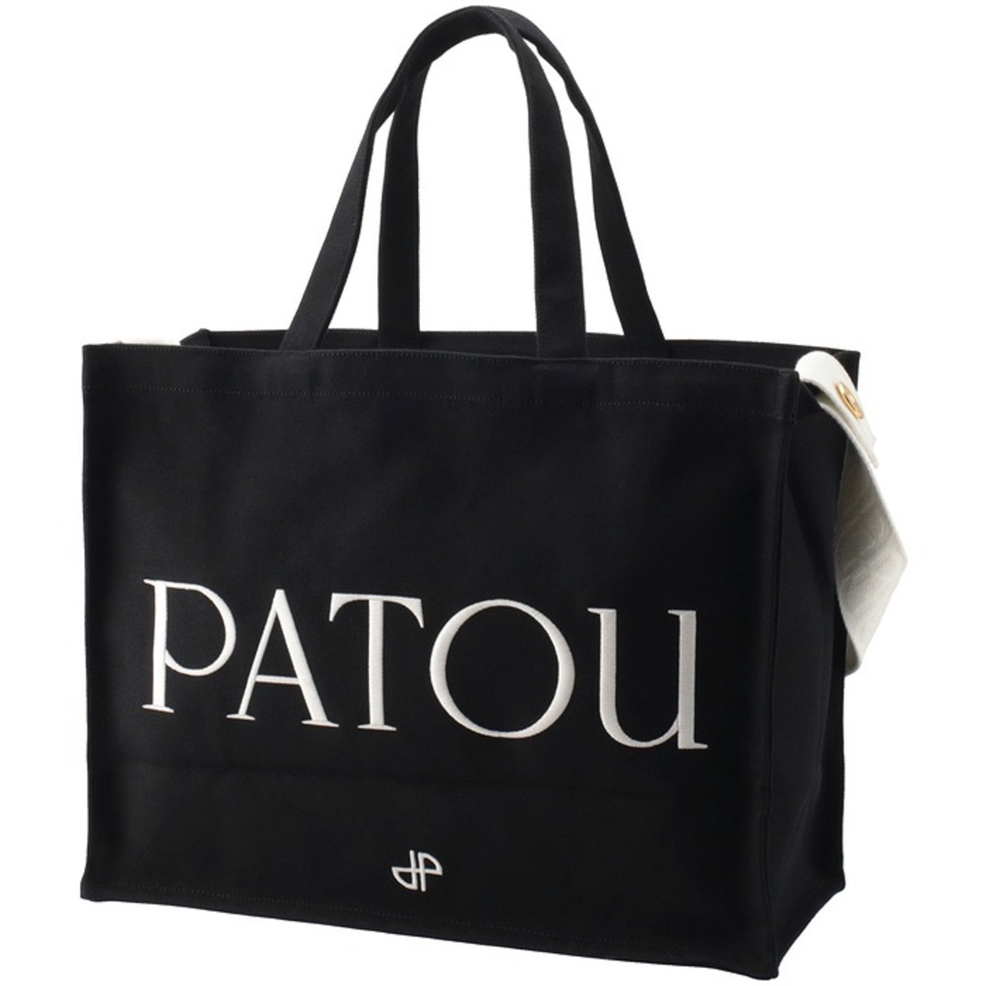 Patou JE1519990001W001 関税送料込 PATOU - パトゥ PATOU トートバッグ ラージ コットンキャンバス