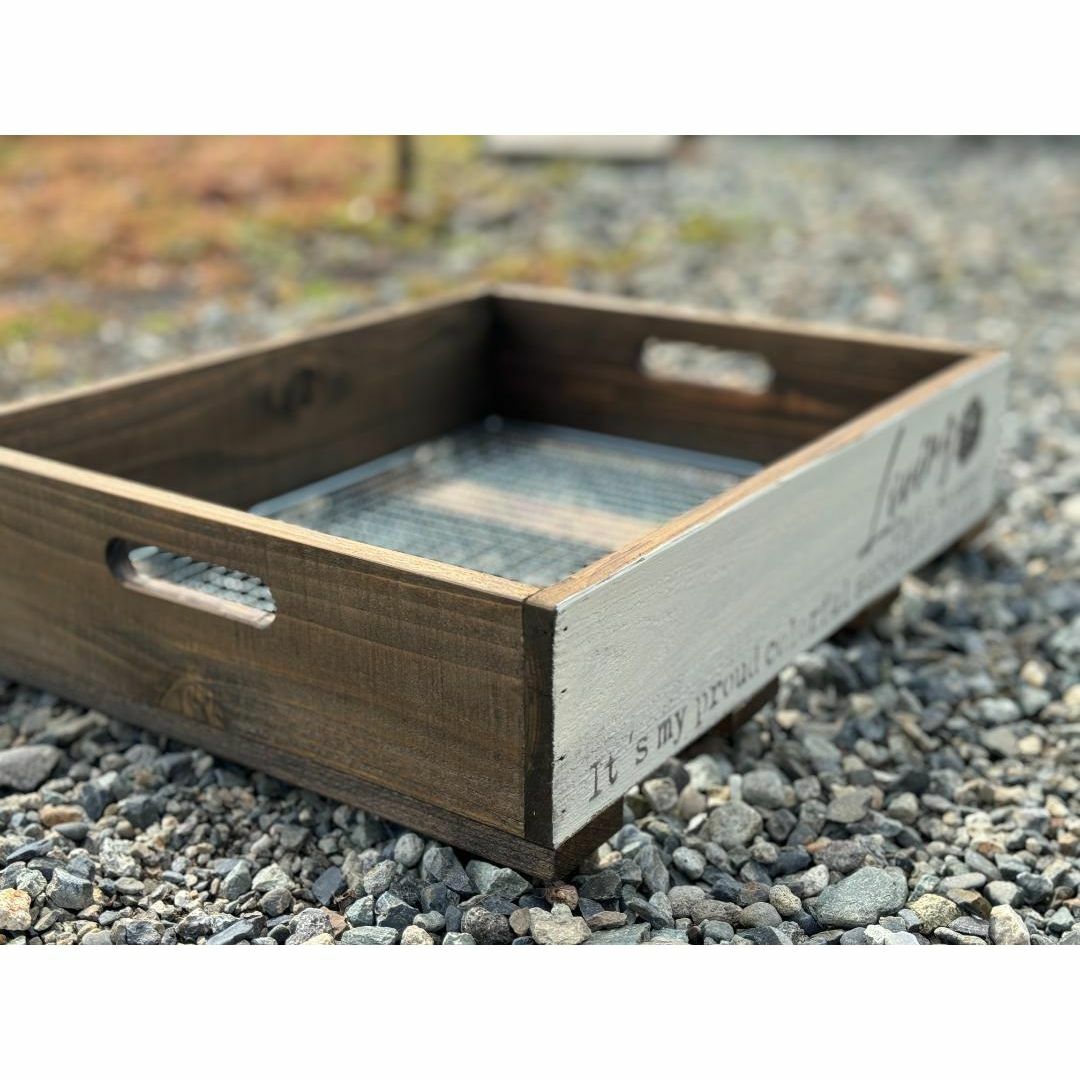 3箱セット ウッドラック プランター木箱トレー 鉢置き カバー 3箱セット ウッドラック プランター木箱トレー 鉢置き カバー