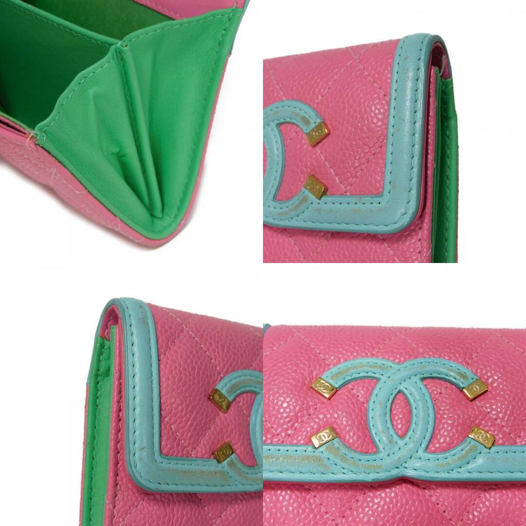 CHANEL - CHANEL シャネル CC フィリグリー カードホルダー CHANEL - CHANEL シャネル CC フィリグリー カードホルダー