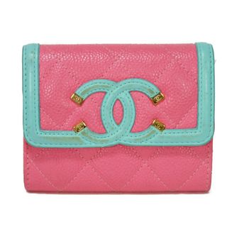 CHANEL - CHANEL シャネル CC フィリグリー カードホルダー CHANEL - CHANEL シャネル CC フィリグリー カードホルダー
