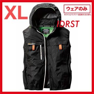 バートル(BURTLE)の XLサイズ BK 送料込み BURTLE AIR CRAFT フーディベスト(ベスト)