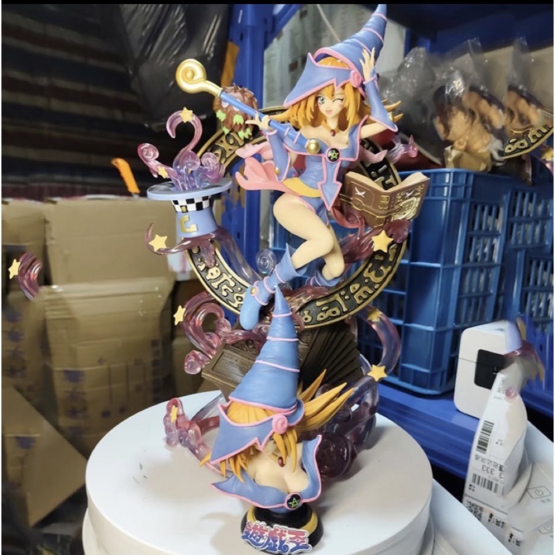 遊戯王 ブラックマジシャンガール PVC製 フィギュアガレージ 遊戯王 ブラックマジシャンガール PVC製 フィギュアガレージ