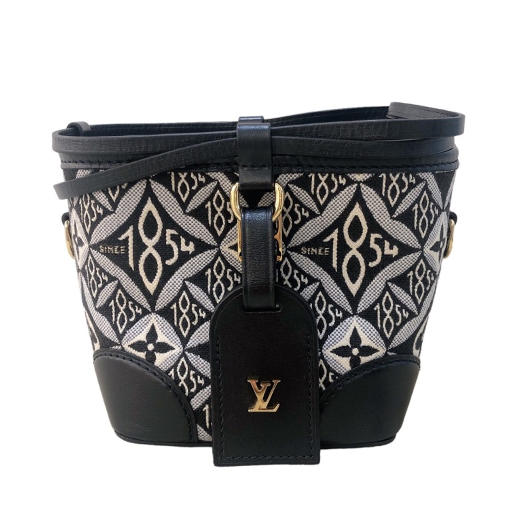 LOUIS VUITTON - 　ルイ・ヴィトン LOUIS VUITTON ノエ・パース M69973 ブラック ゴールド金具 Since1854ジャガード レディース ショルダーバッグ