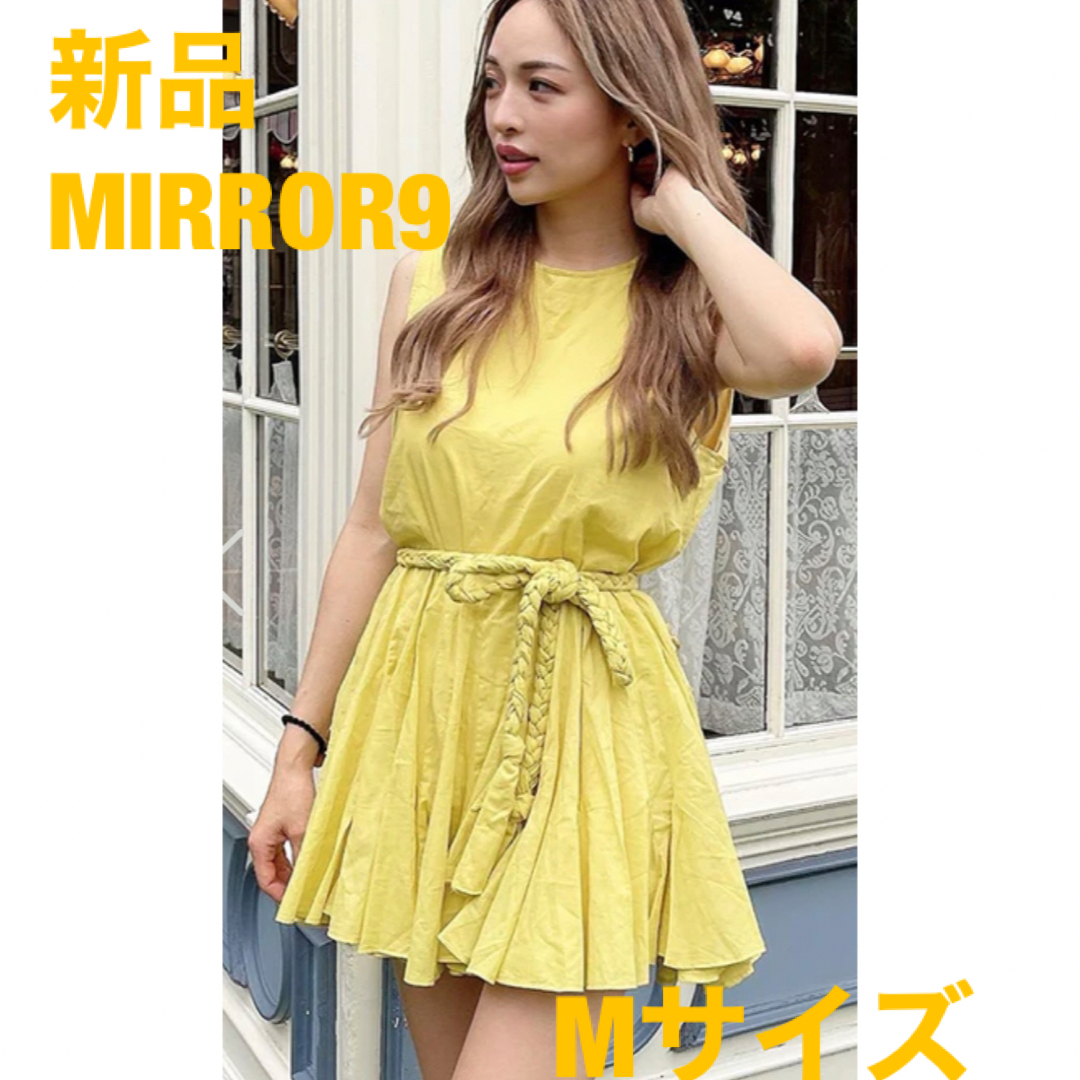 mirror9(ミラーナイン)の新品 MIRROR9 チュニックワンピース レディースのワンピース(ミニワンピース)の商品写真