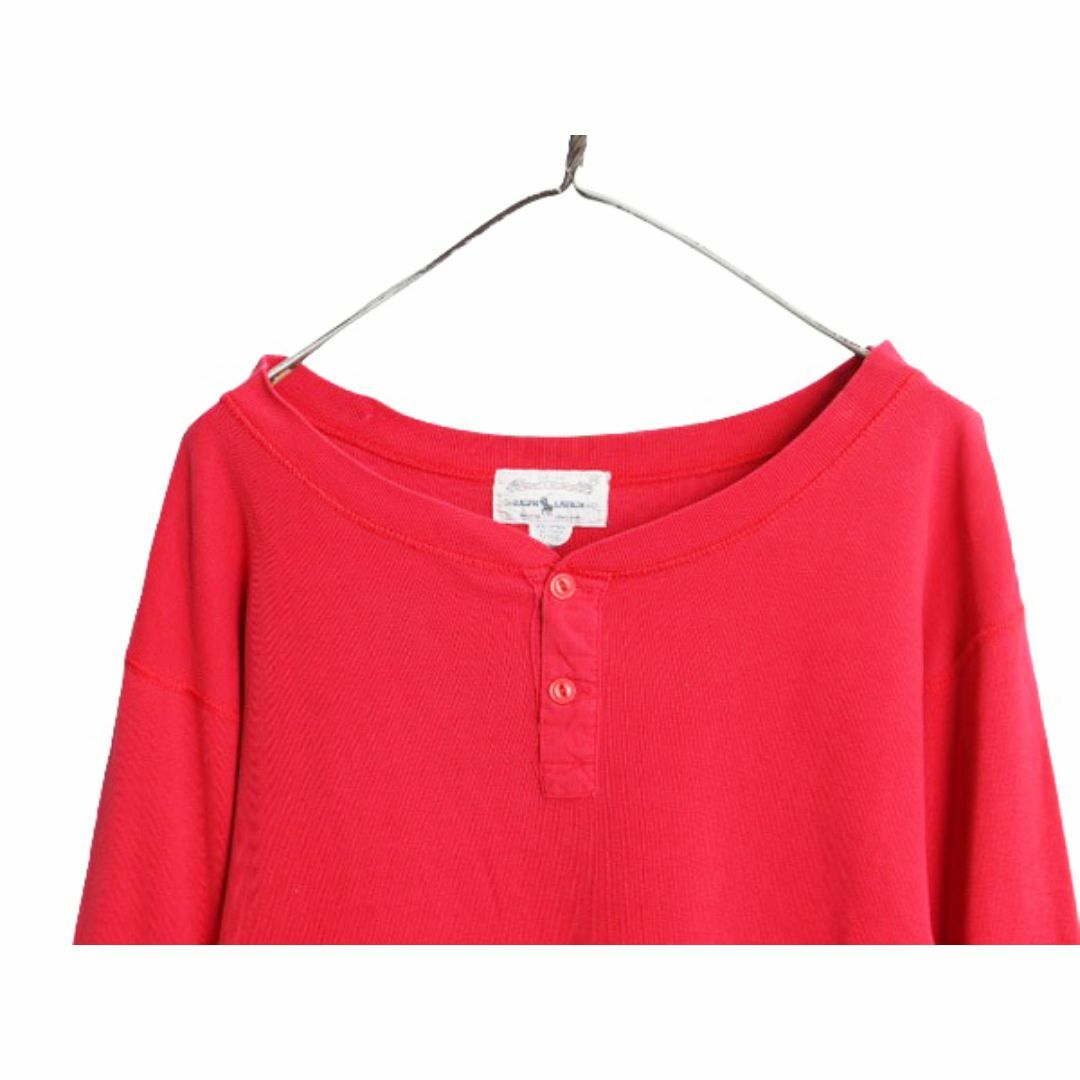 Ralph Lauren - 90s ラルフローレン ヘンリーネック 長袖 T Ralph Lauren - 90s ラルフローレン ヘンリーネック 長袖 T