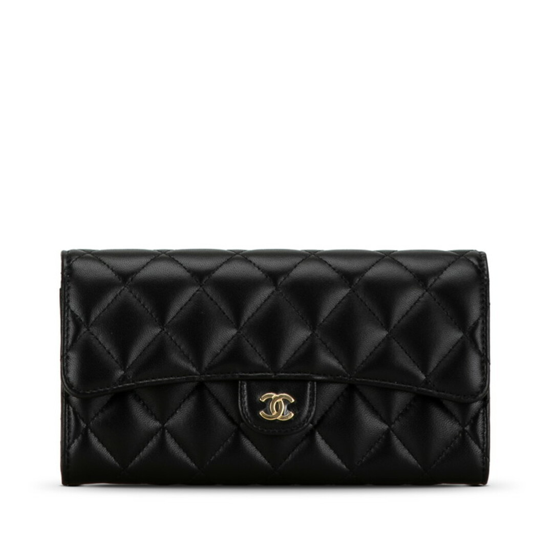 CHANEL - 美品 シャネル クラシック ロングフラップ ウォレット CHANEL - 美品 シャネル クラシック ロングフラップ ウォレット