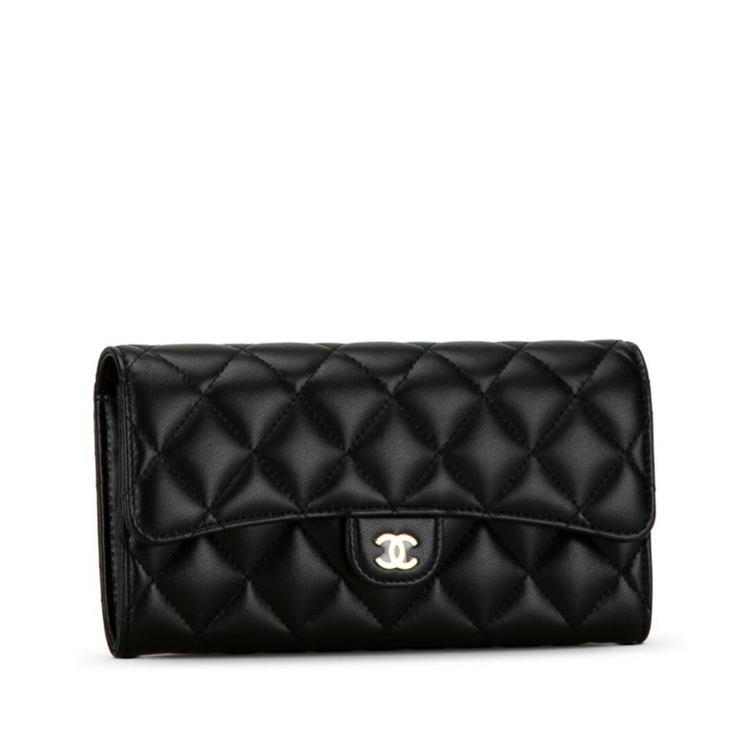 CHANEL - 美品 シャネル クラシック ロングフラップ ウォレット CHANEL - 美品 シャネル クラシック ロングフラップ ウォレット