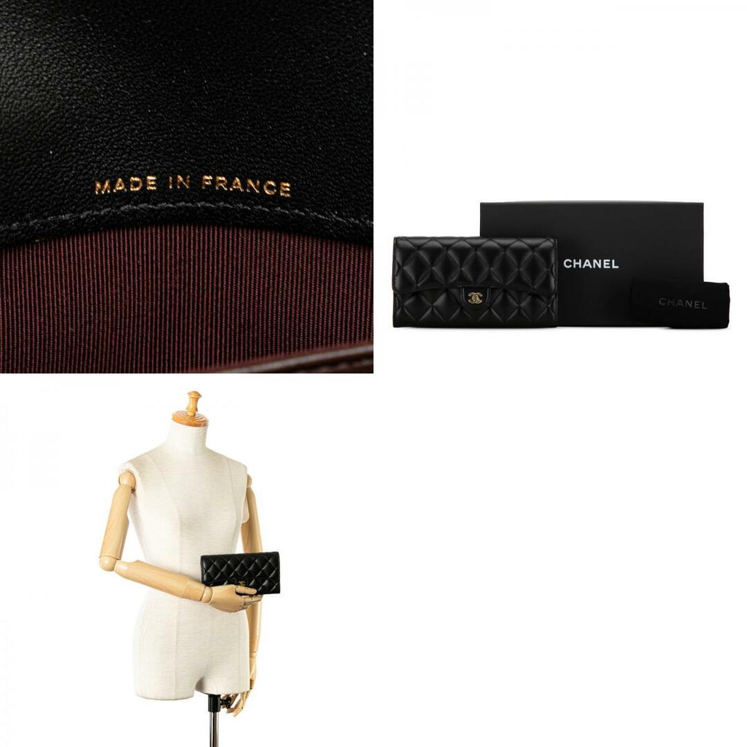 CHANEL - 美品 シャネル クラシック ロングフラップ ウォレット CHANEL - 美品 シャネル クラシック ロングフラップ ウォレット