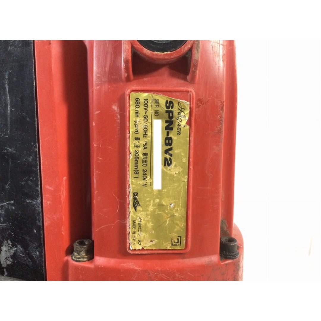 ☆品☆HAKKEN ハッケン 100V ダイヤモンドコアドリル SPN-8V2 ☆品☆HAKKEN ハッケン 100V ダイヤモンドコアドリル SPN-8V2