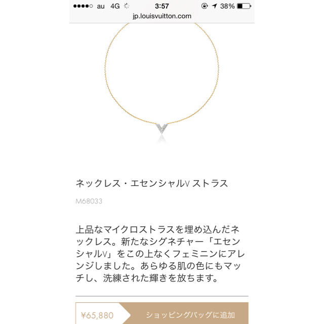 LOUIS VUITTON(ルイヴィトン)のみーさん専用出品 レディースのアクセサリー(ネックレス)の商品写真