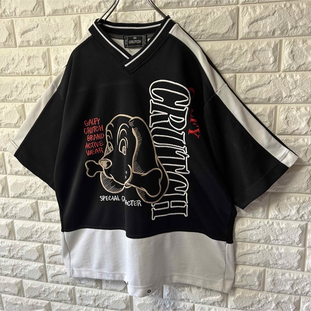 GALFY - 【GALFY】ガルフィ S/S ジャージ トップス ビッグロゴ GALFY - 【GALFY】ガルフィ S/S ジャージ トップス ビッグロゴ