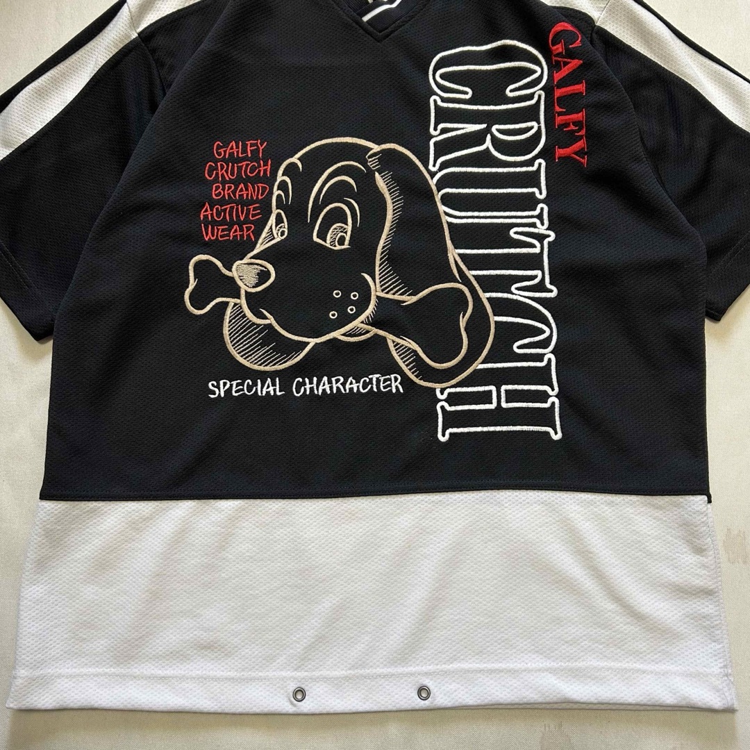 GALFY - 【GALFY】ガルフィ S/S ジャージ トップス ビッグロゴ GALFY - 【GALFY】ガルフィ S/S ジャージ トップス ビッグロゴ