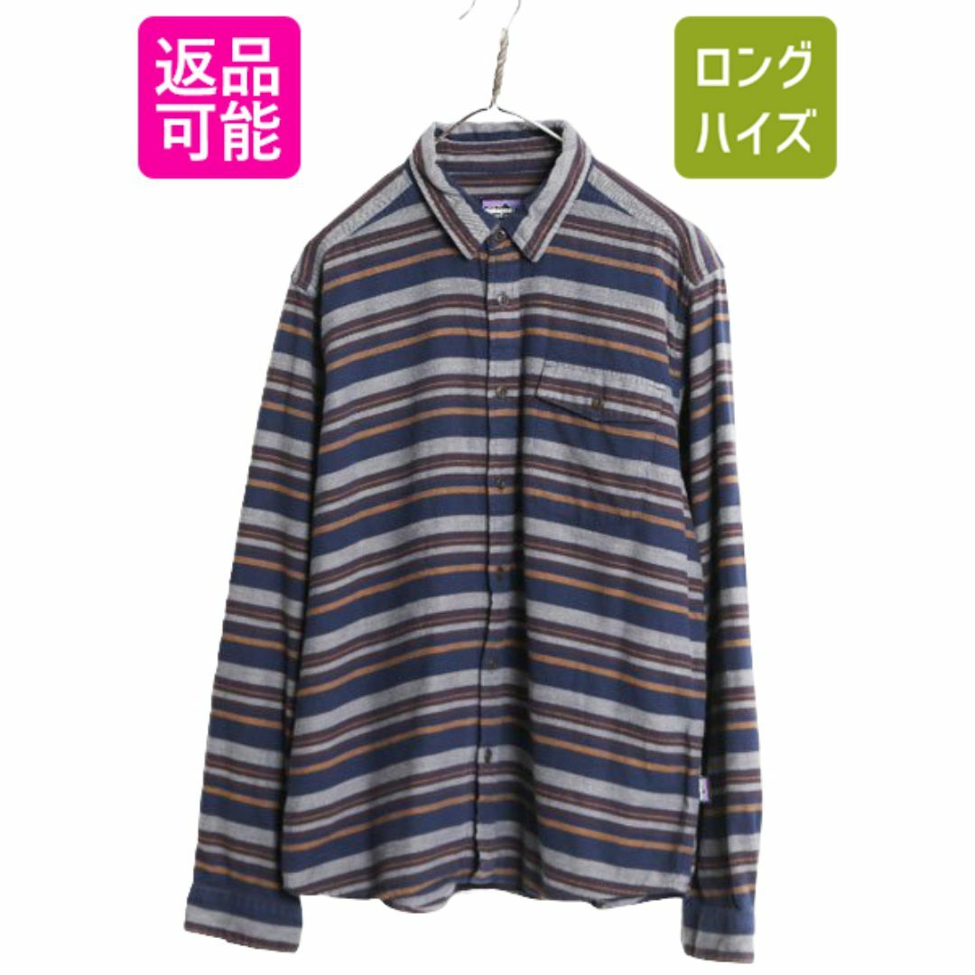 16年製 パタゴニア ロングスリーブ フィヨルド 長袖 フランネル 16年製 パタゴニア ロングスリーブ フィヨルド 長袖 フランネル