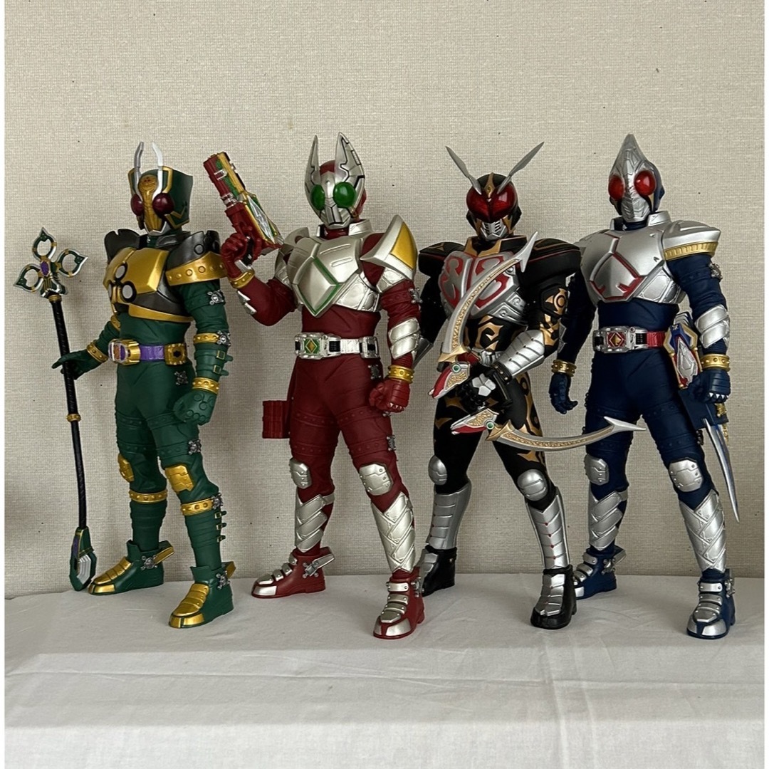 送料込】仮面ライダーブレイド ビッグサイズソフビ 4体セットの 送料込】仮面ライダーブレイド ビッグサイズソフビ 4体セットの